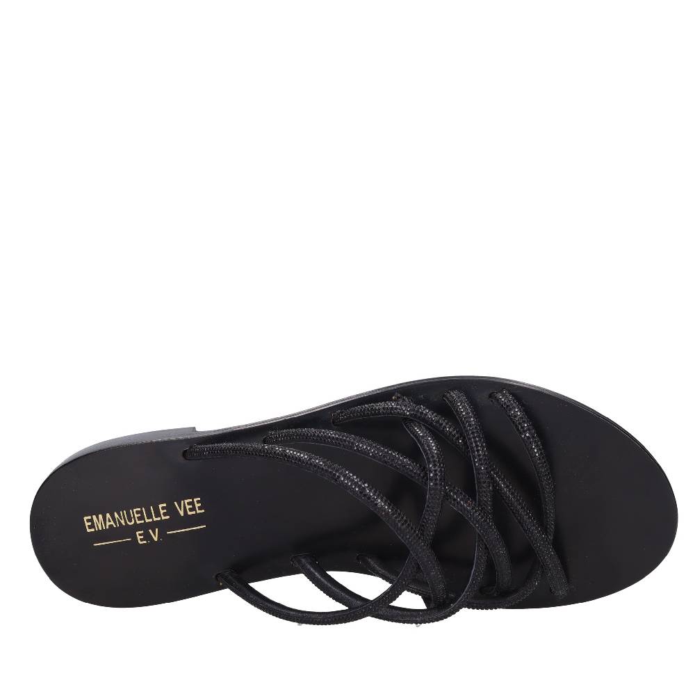 EMANUELLE VEE Mules con strass I Più Venduti