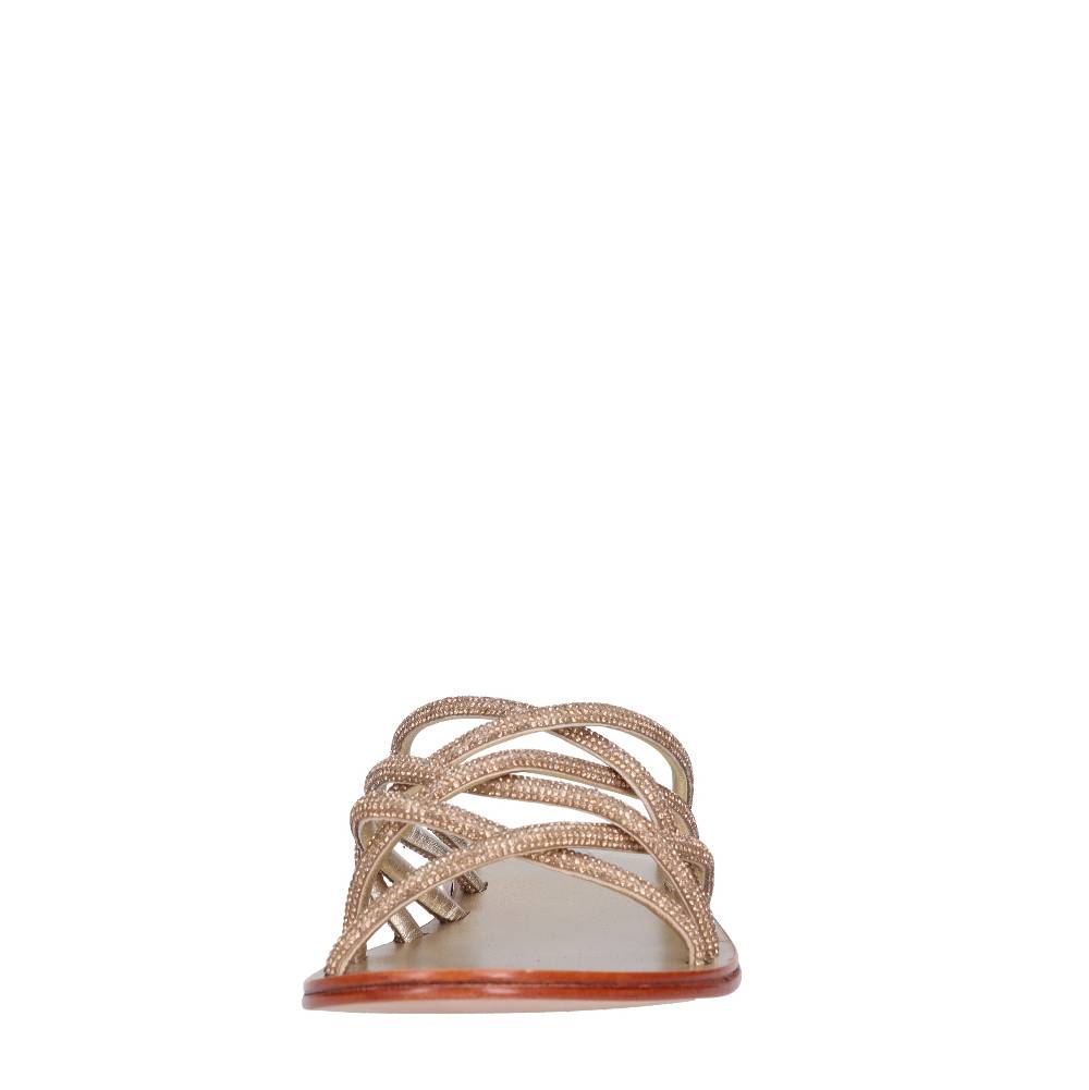 EMANUELLE VEE Mules con strass Vendite Flash