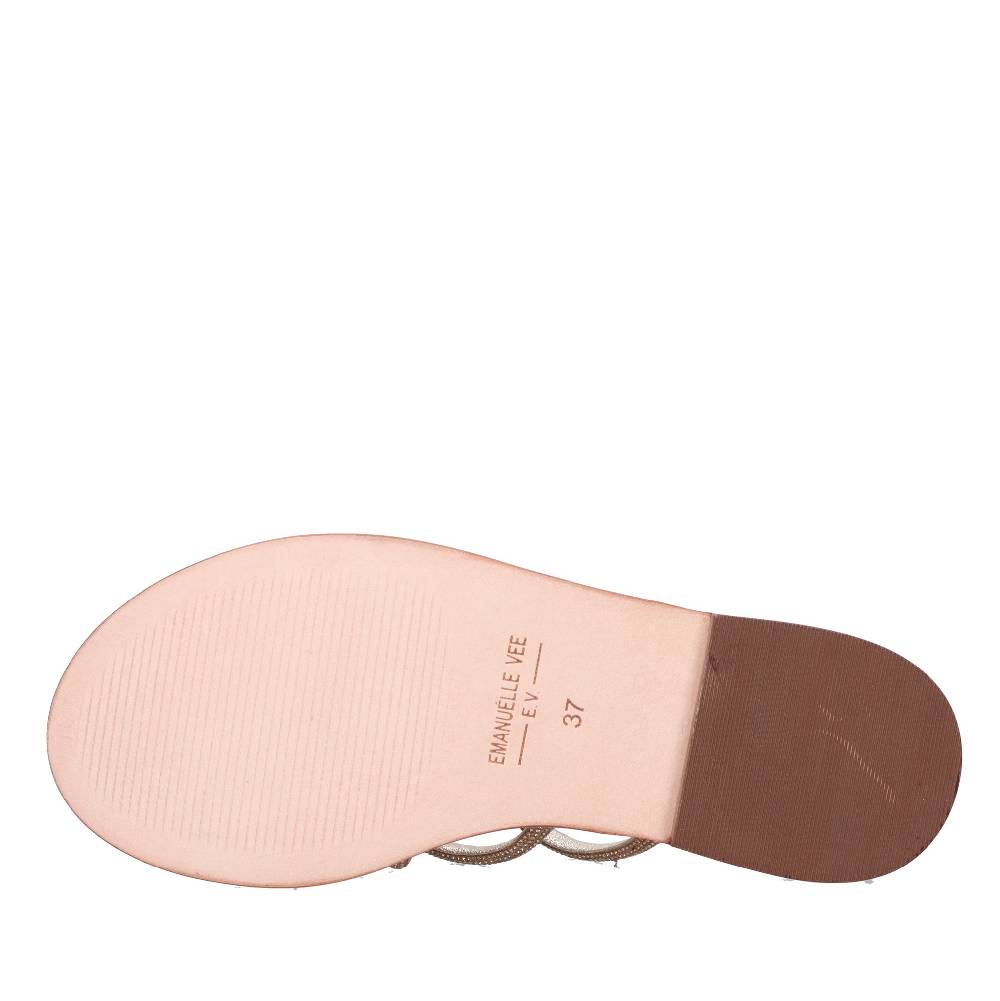 EMANUELLE VEE Mules con strass Vendite Flash