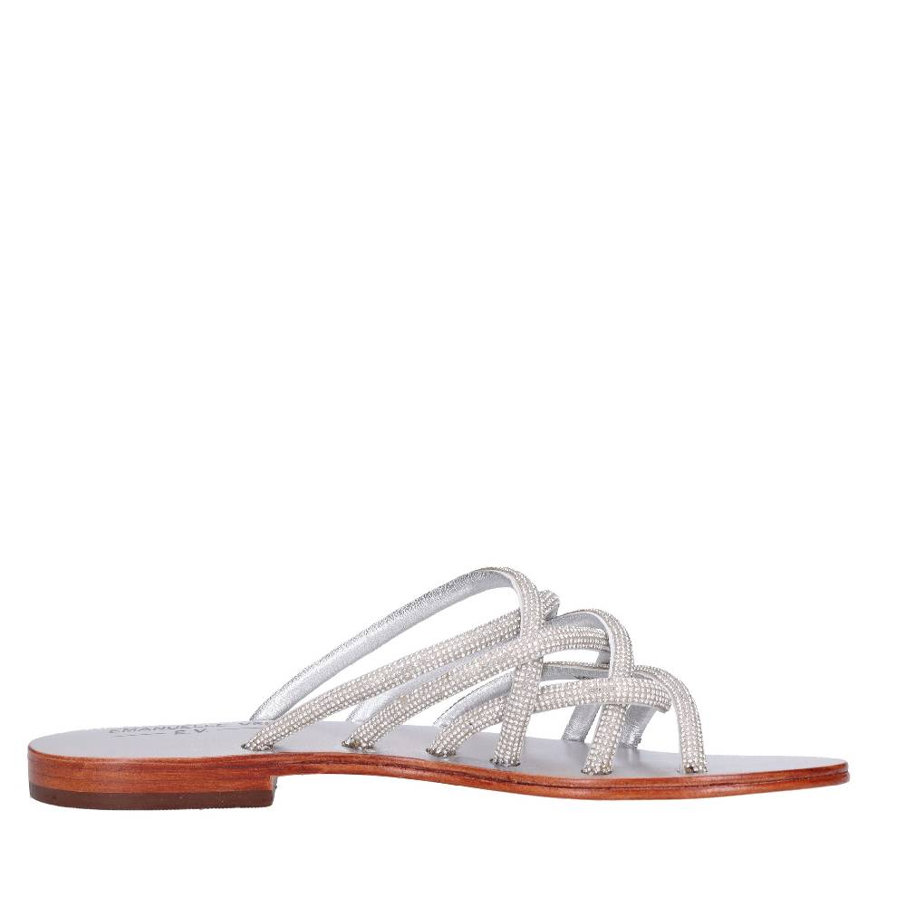 EMANUELLE VEE Mules con strass Negozio