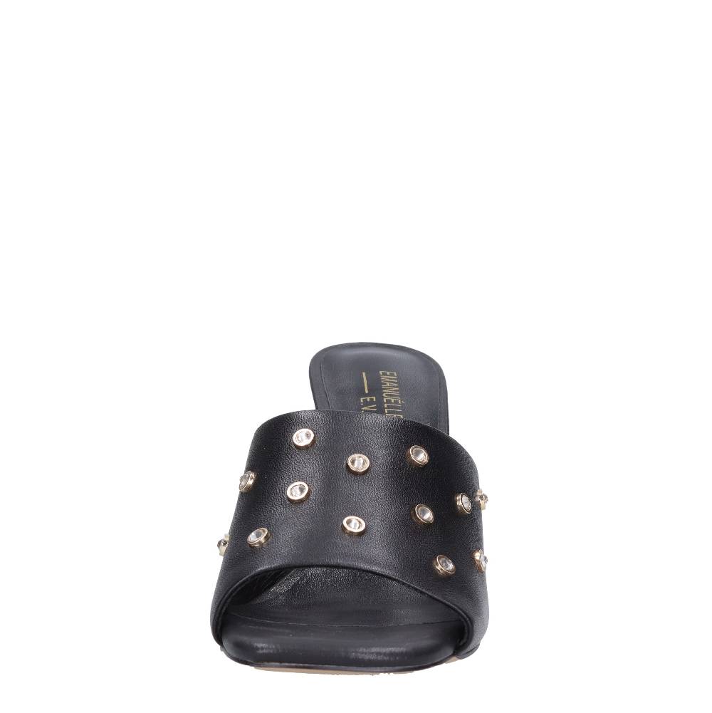 EMANUELLE VEE Mules in pelle Nuova