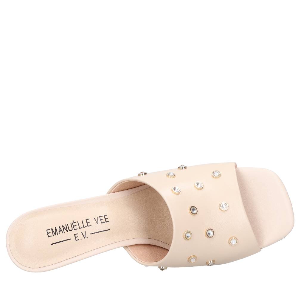 EMANUELLE VEE Mules in pelle Moda
