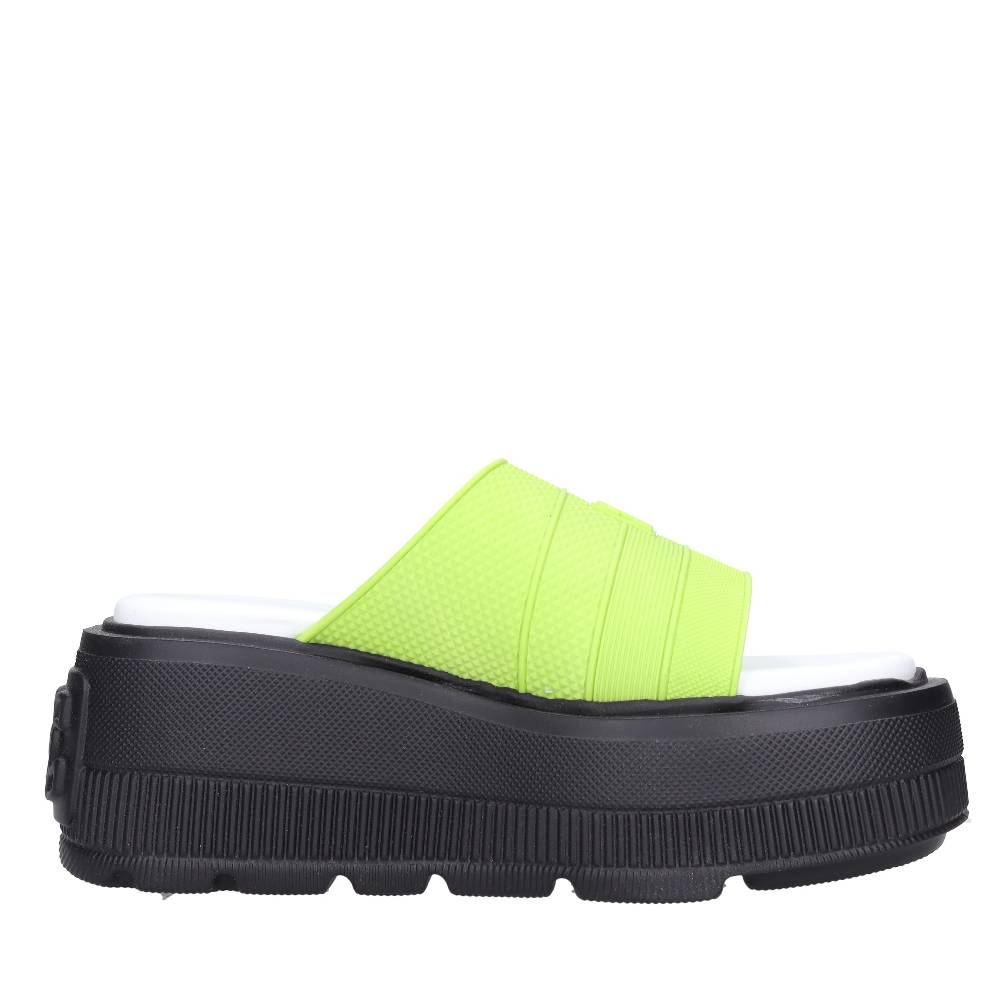 CASADEI Mules zeppa in gomma Italy