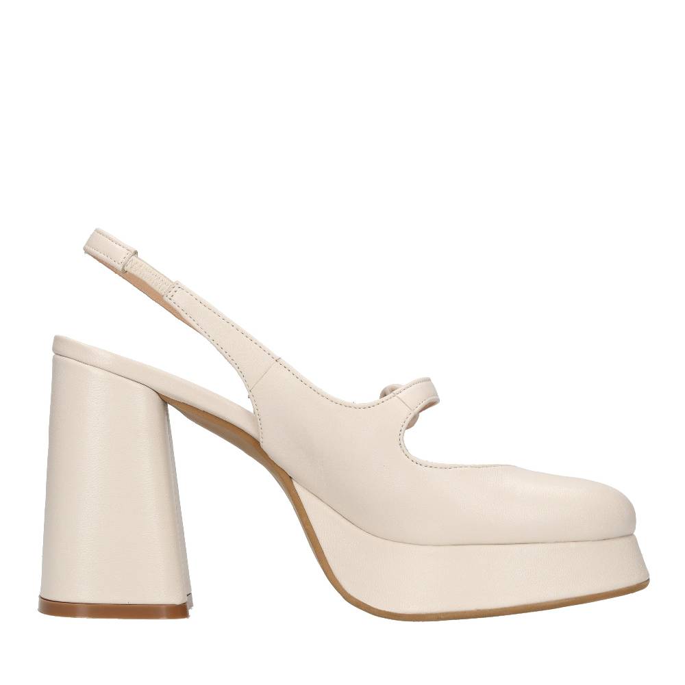 FESTA Décolleté slingback in pelle Spedizione Gratuita