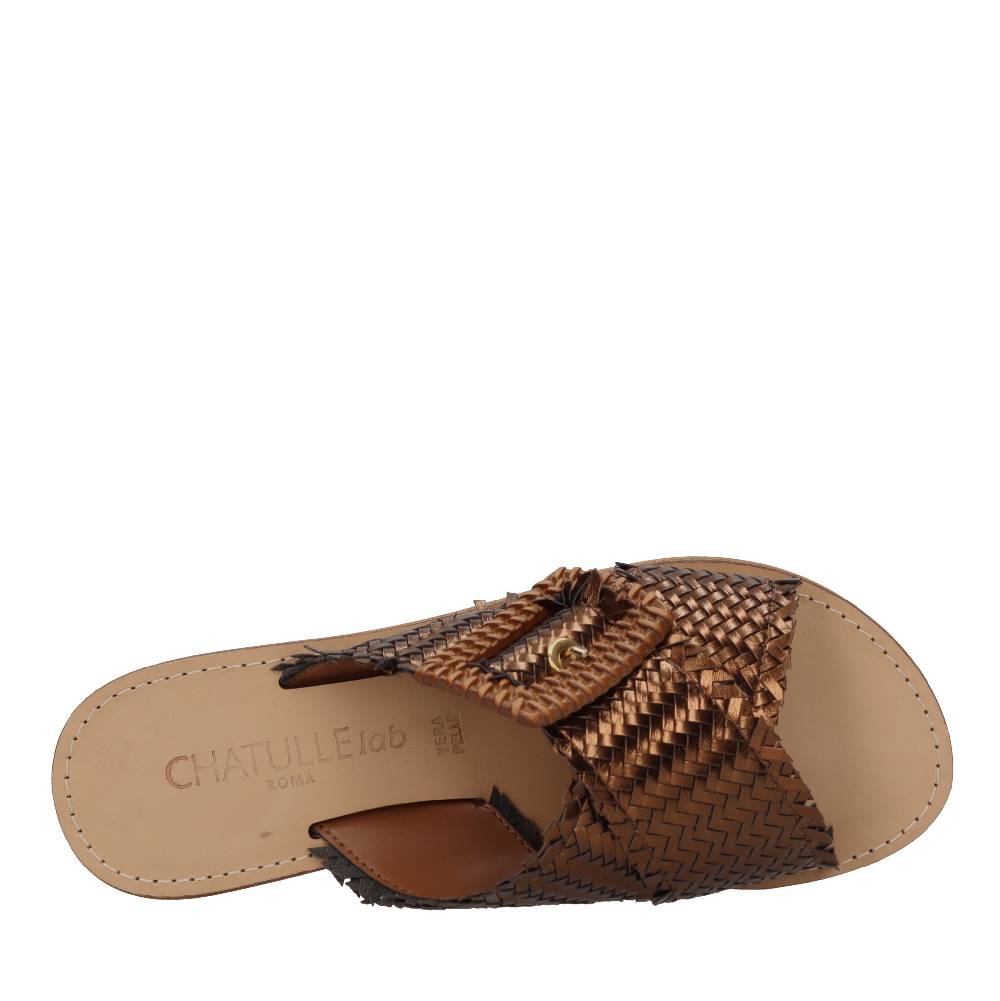 CHATULLE LAB Mules in ecopelle intrecciata Online