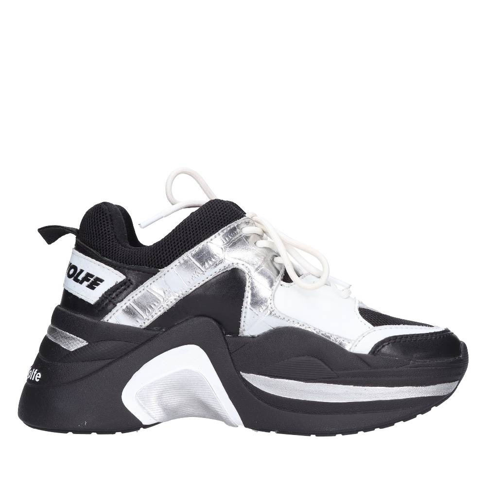 NAKED WOLFE Sneakers in pelle ed ecopelle Nuovo