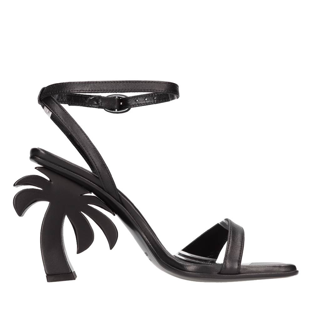 PALM ANGELS Sandali in pelle Affare Del Giorno