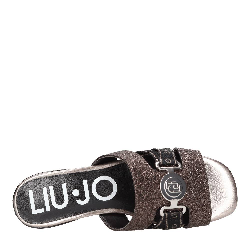 LIU JO Mules in tessuto ed ecopelle Prezzo Ridotto