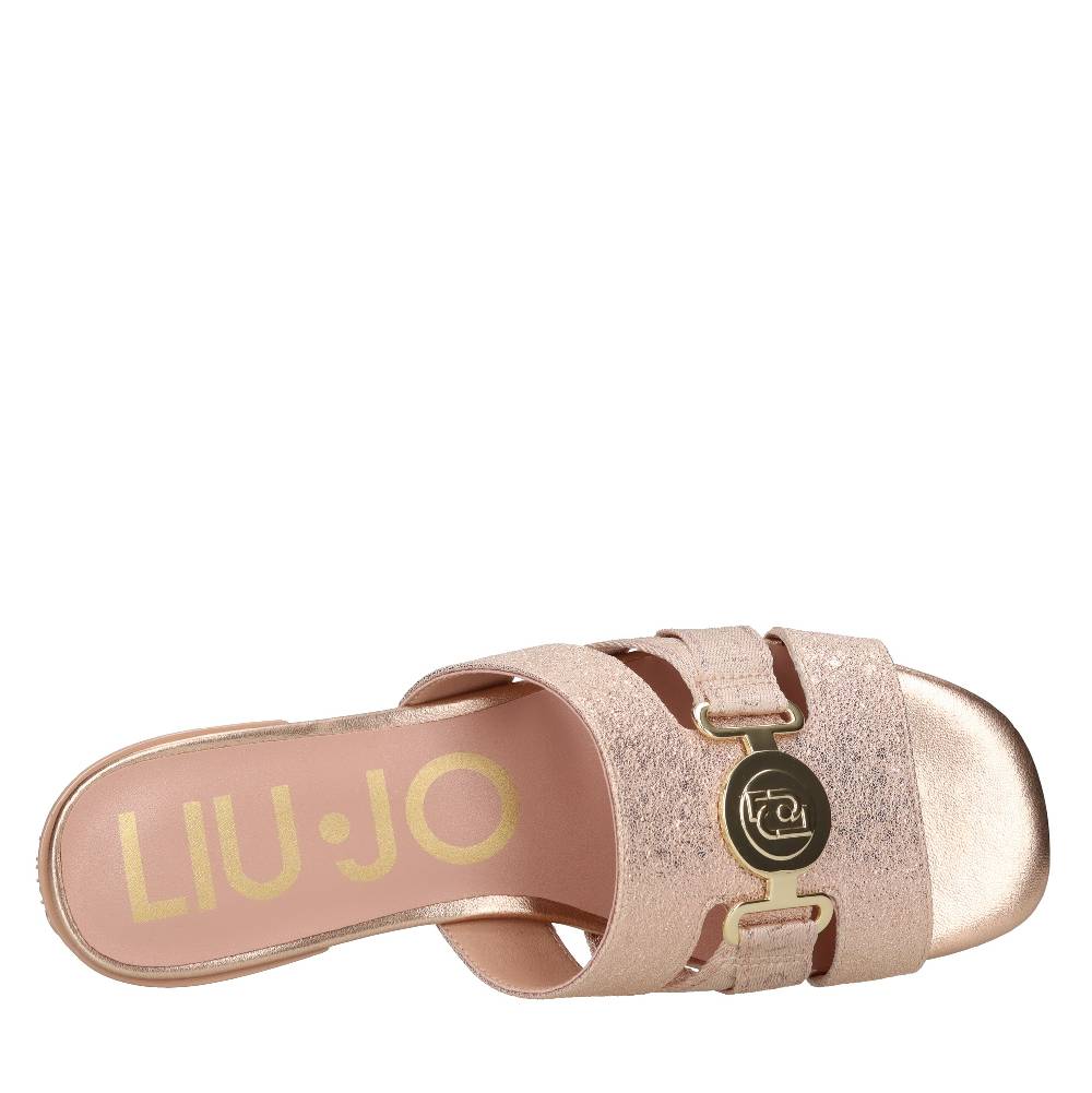 LIU JO Mules in tessuto ed ecopelle Offerta