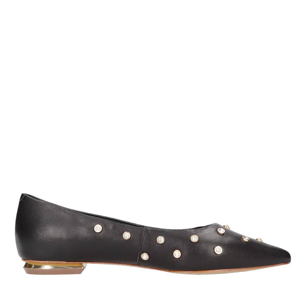 EMANUELLE VEE Ballerine in pelle e borchie Online