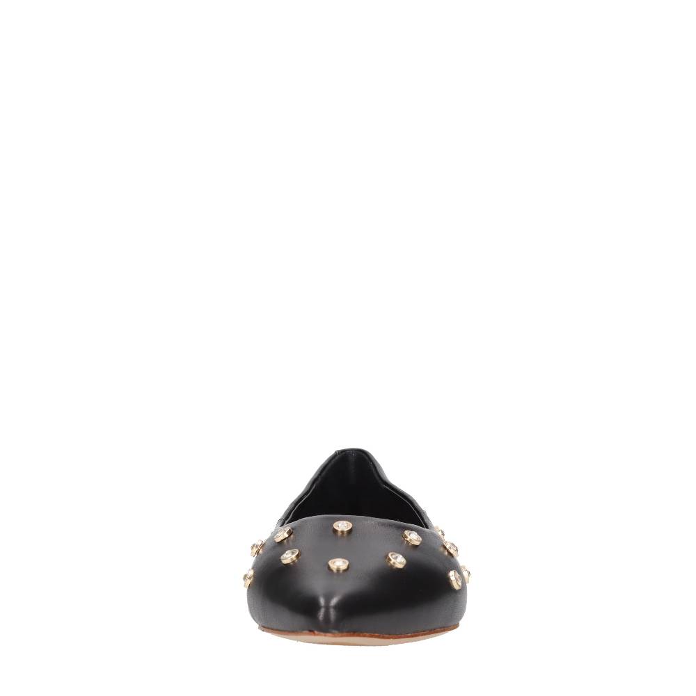 EMANUELLE VEE Ballerine in pelle e borchie Online
