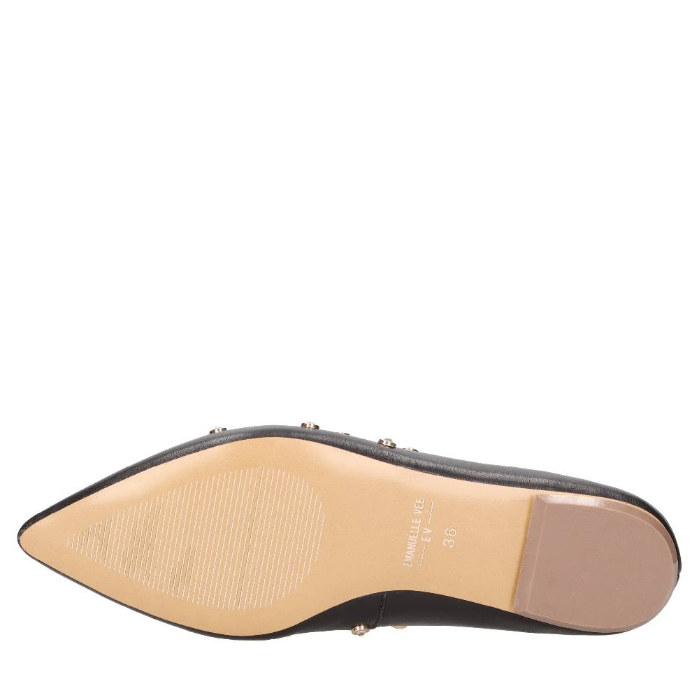 EMANUELLE VEE Ballerine in pelle e borchie Online