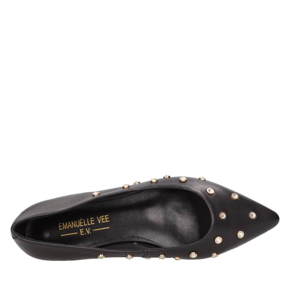 EMANUELLE VEE Ballerine in pelle e borchie Online