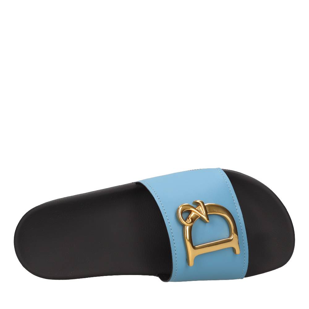 DSQUARED2 Mules in gomma e pelle Moda