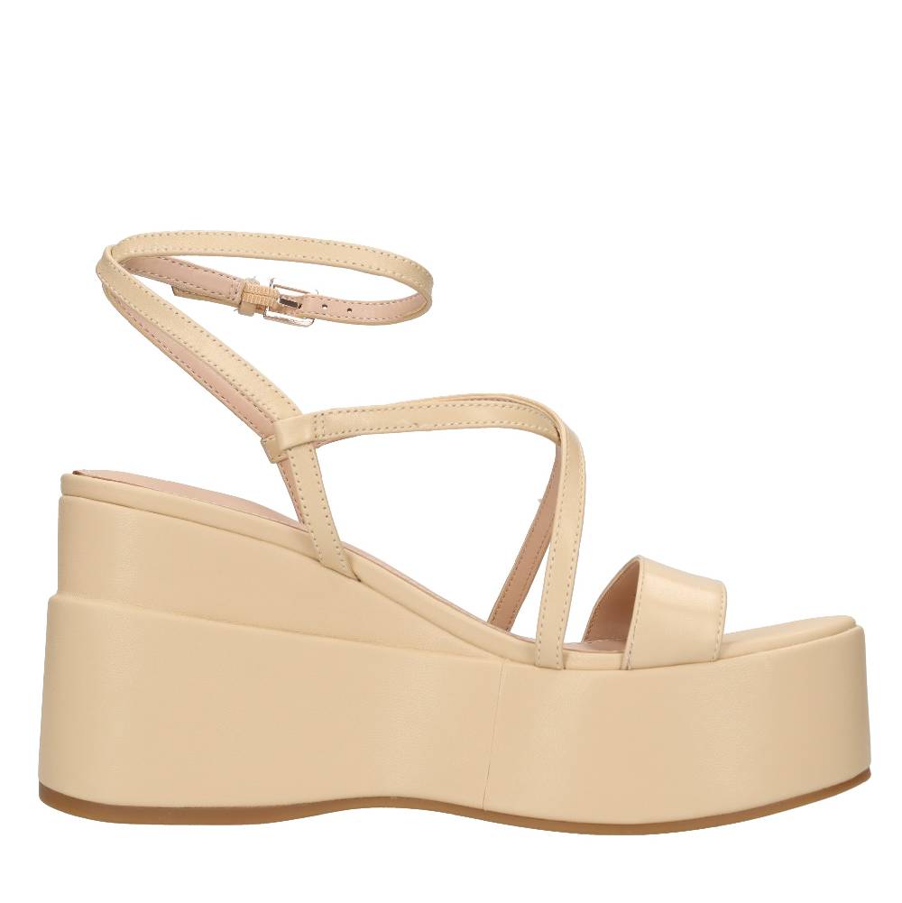 GUESS Sandali con zeppa in pelle Negozi Online