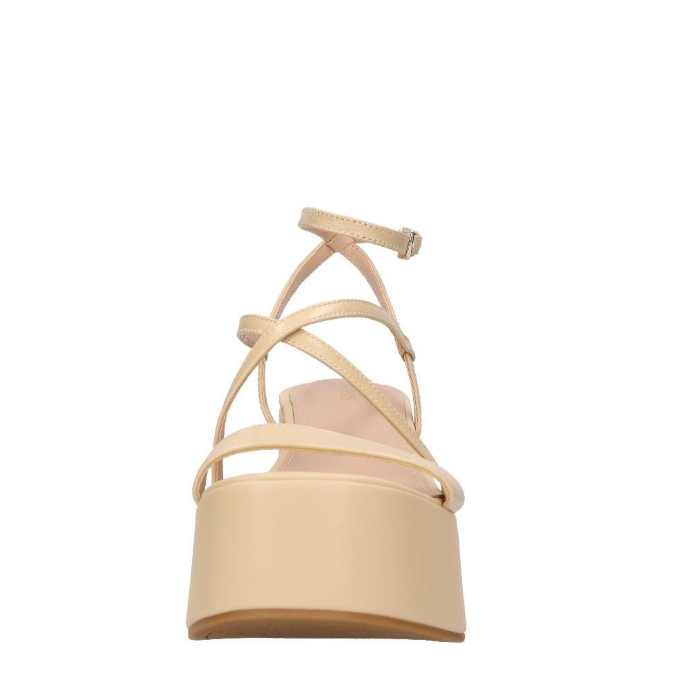 GUESS Sandali con zeppa in pelle Negozi Online