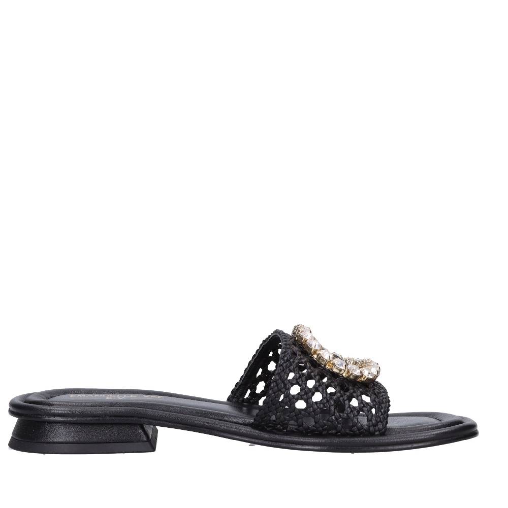 EMANUELLE VEE Mules in pelle Acquista Ora