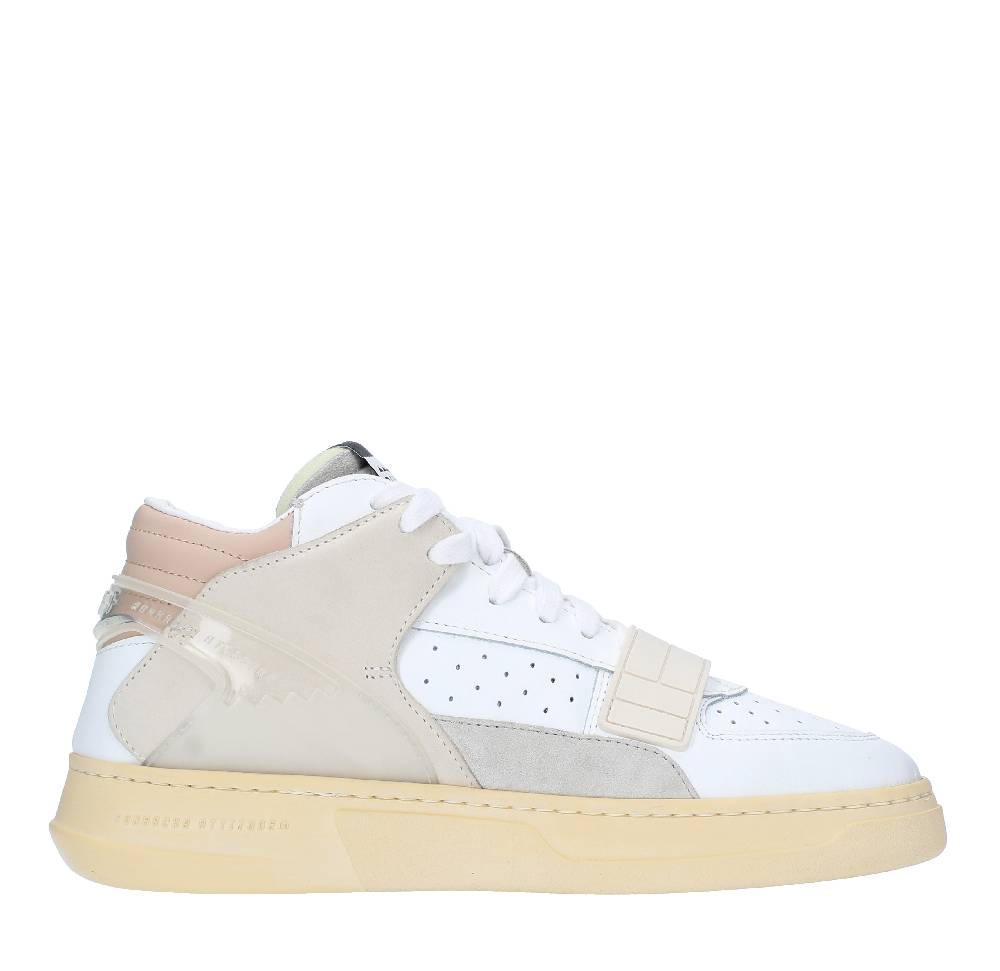 RUN OF Sneakers modello MID COMBI-CP RUN OF in pelle camoscio Sconto