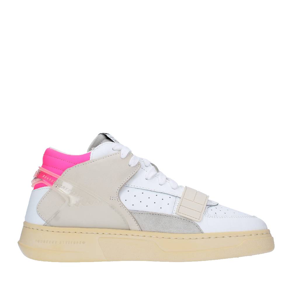 RUN OF Sneakers modello MID COMBI-RF RUN OF in pelle camoscio e tessuto Outlet