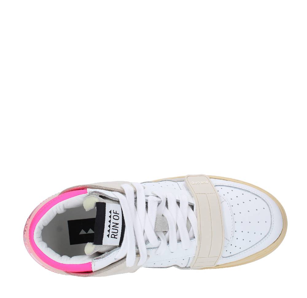 RUN OF Sneakers modello MID COMBI-RF RUN OF in pelle camoscio e tessuto Outlet