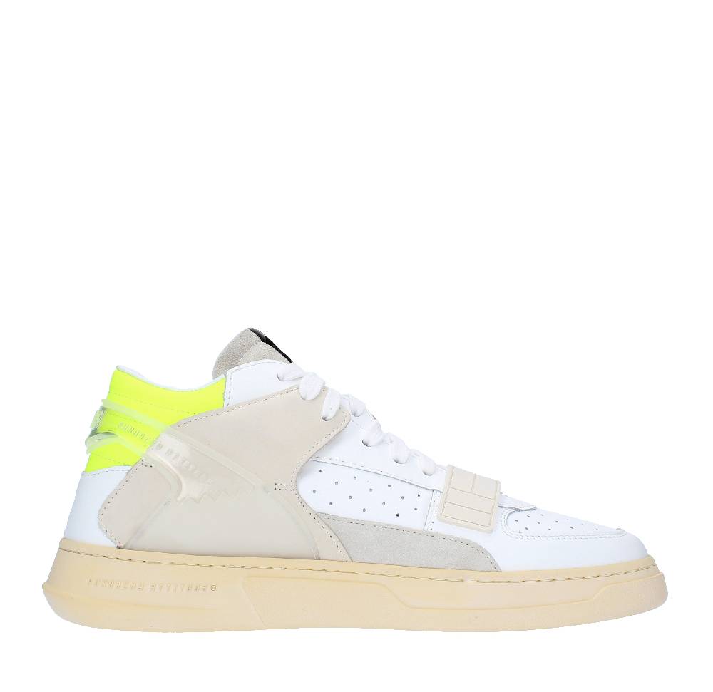 RUN OF Sneakers modello MID COMBI-GF RUN OF in pelle camoscio e tessuto Vendita Calda