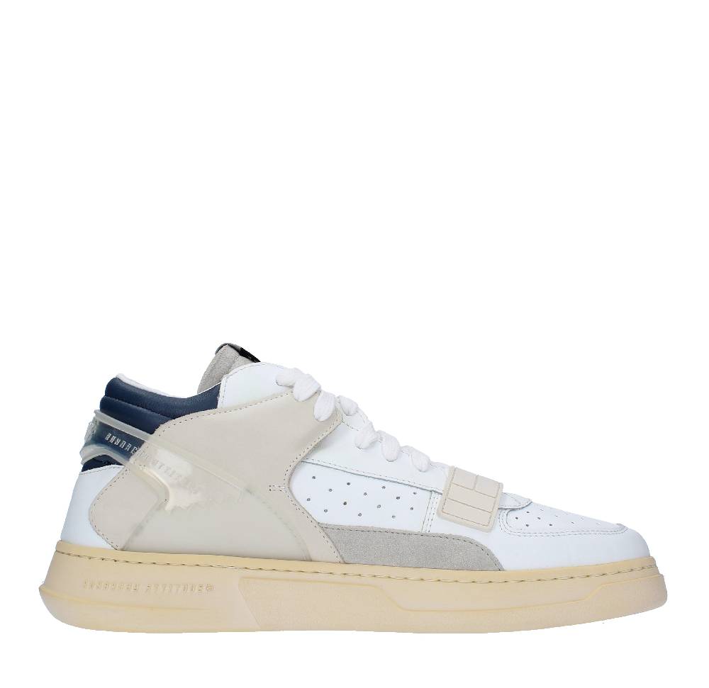 RUN OF Sneakers modello MID COMBI RUN OF in pelle camoscio e tessuto Nuovo