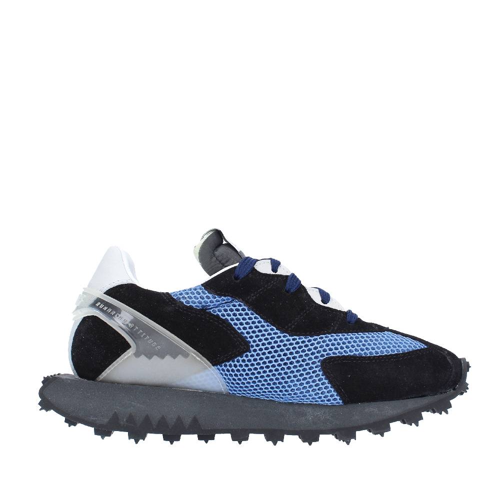 RUN OF Sneakers modello 9378 RUN OF in camoscio e tessuto Promozione