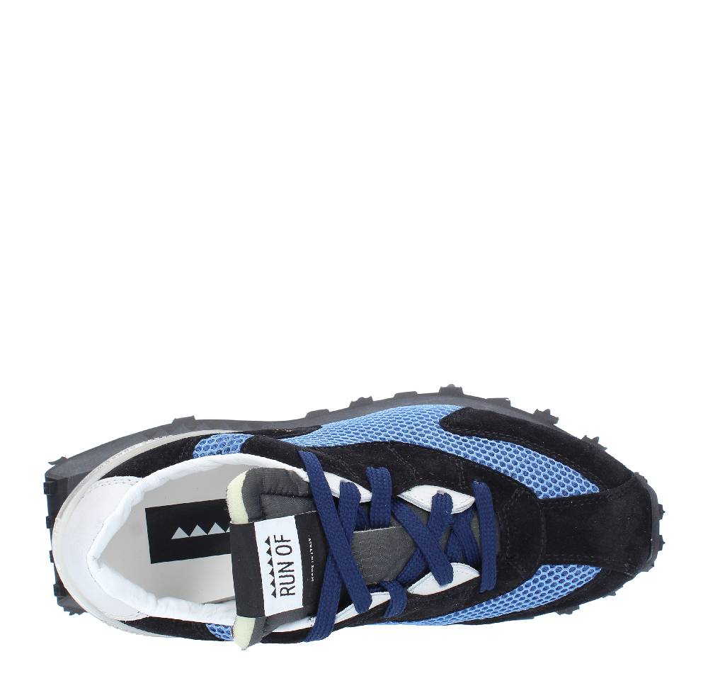 RUN OF Sneakers modello 9378 RUN OF in camoscio e tessuto Promozione