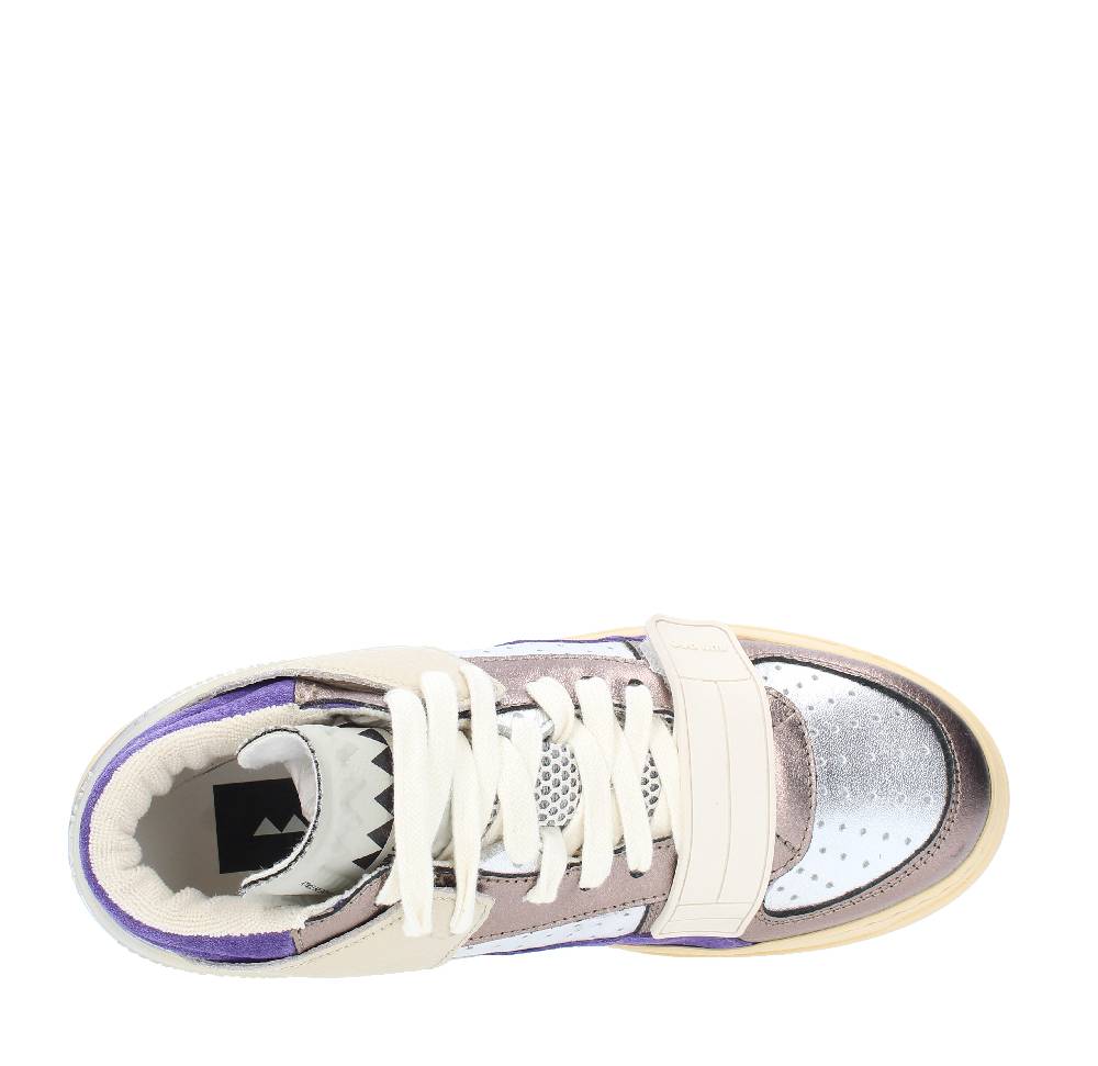 RUN OF Sneakers modello METAL PUNK RUN OF in pelle e tessuto Spedizione Gratuita