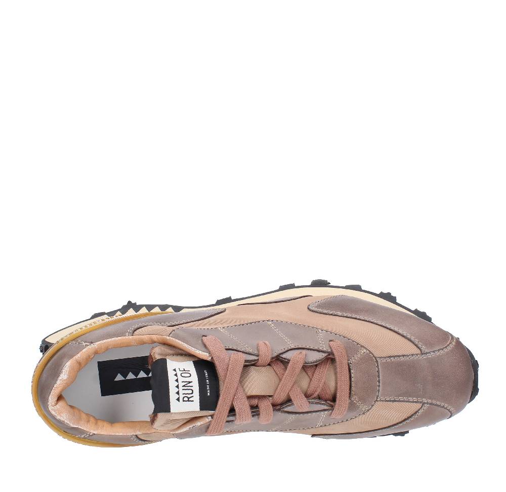 RUN OF Sneakers modello VINTAGE RUN OF in pelle e tessuto Soddisfazione Garantita