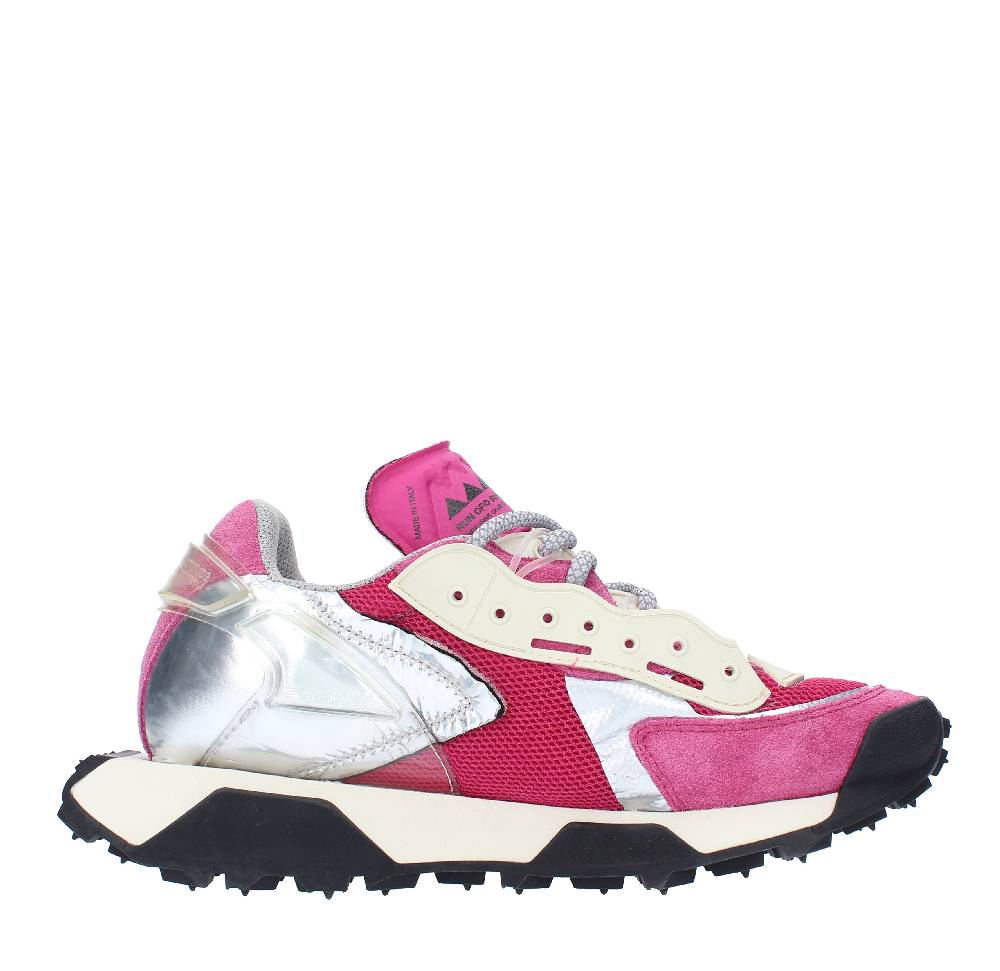 RUN OF Sneakers modello REVOLT RUN OF in camoscio e tessuto Consegna Veloce