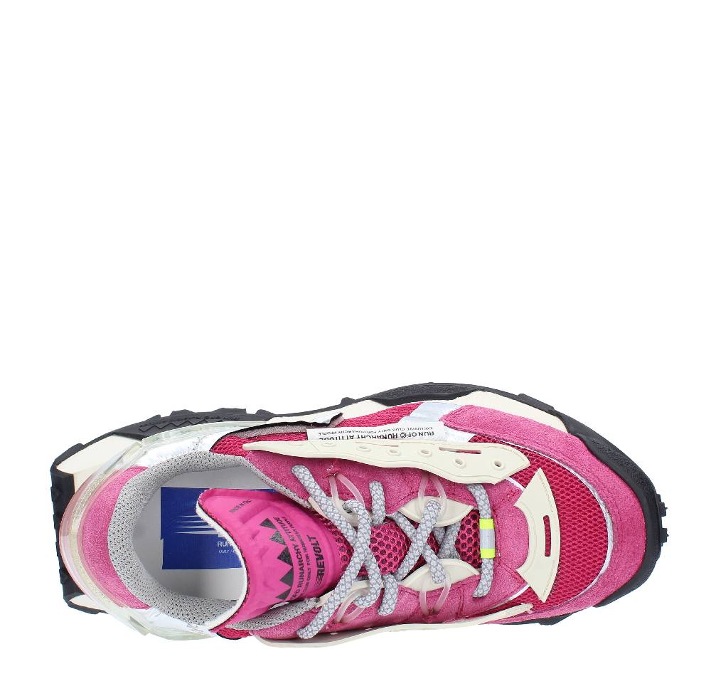 RUN OF Sneakers modello REVOLT RUN OF in camoscio e tessuto Consegna Veloce