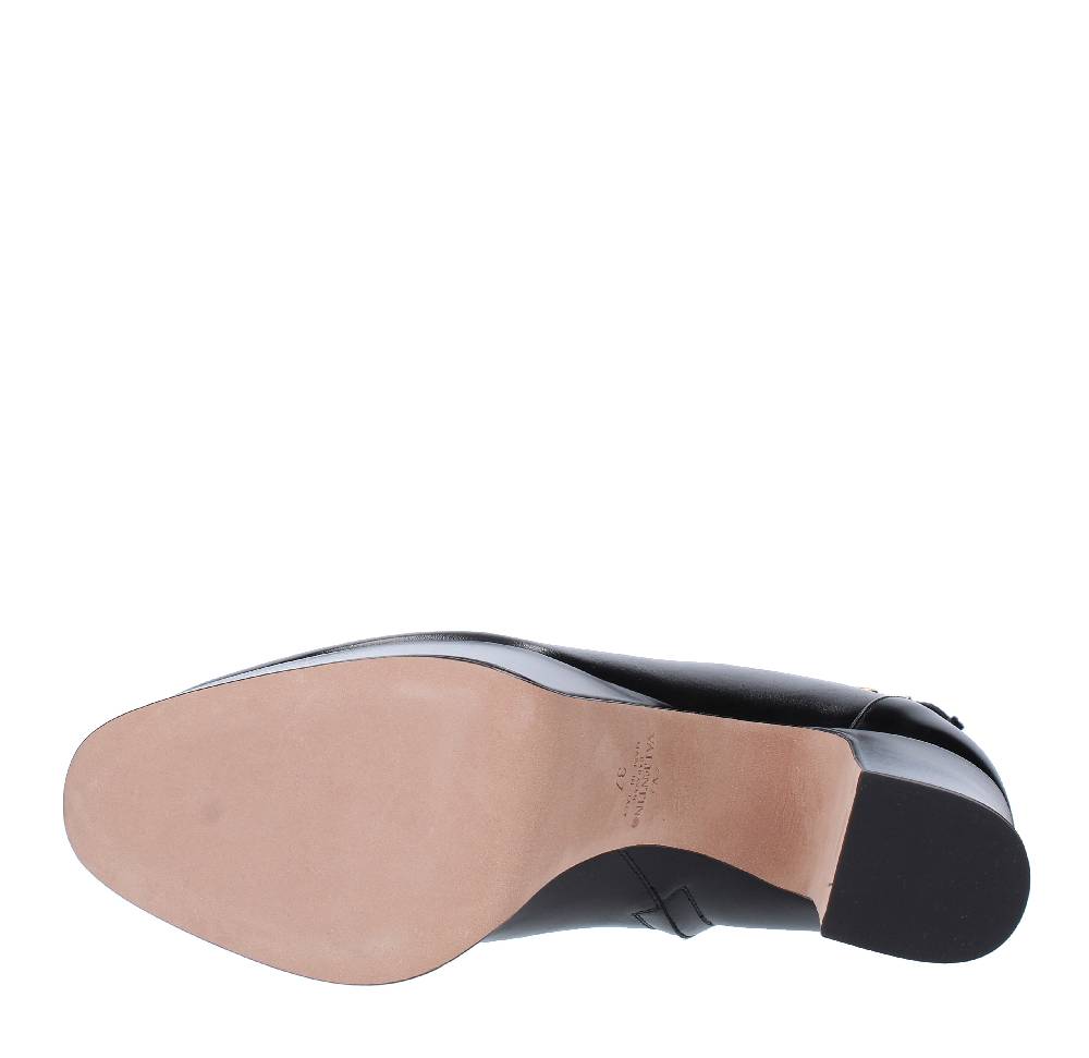 VALENTINO GARAVANI Tronchetti Plateau in pelle Shopping Online