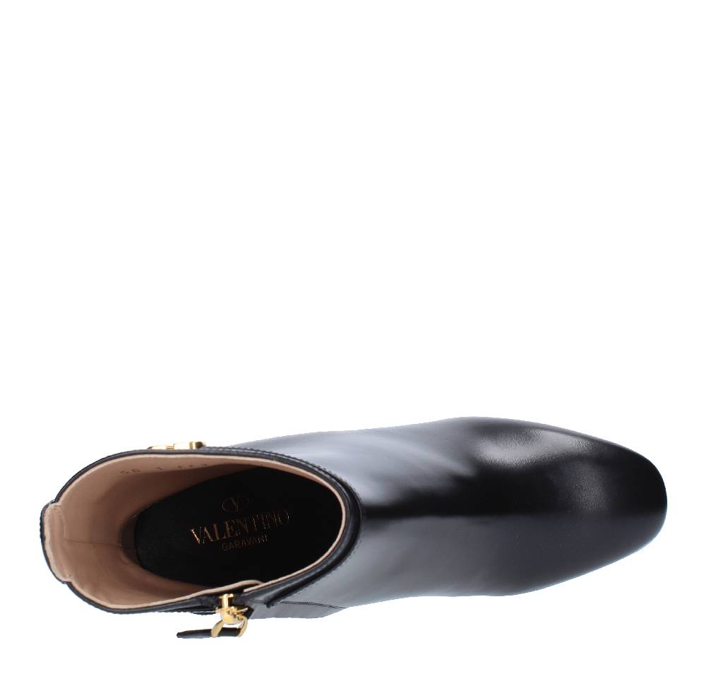 VALENTINO GARAVANI Tronchetti Plateau in pelle Shopping Online
