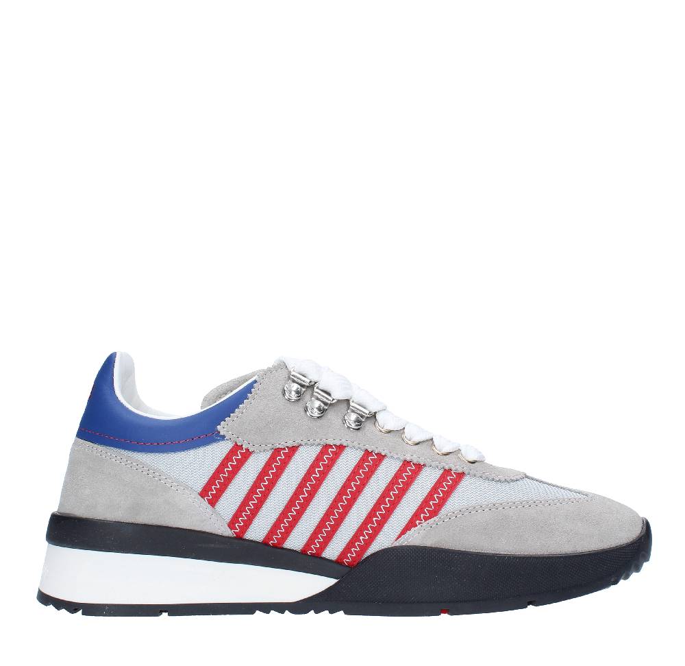 DSQUARED2 Sneakers DSQUARED2 modello ORIGINAL LEGEND in camoscio, pelle e tessuto Novità