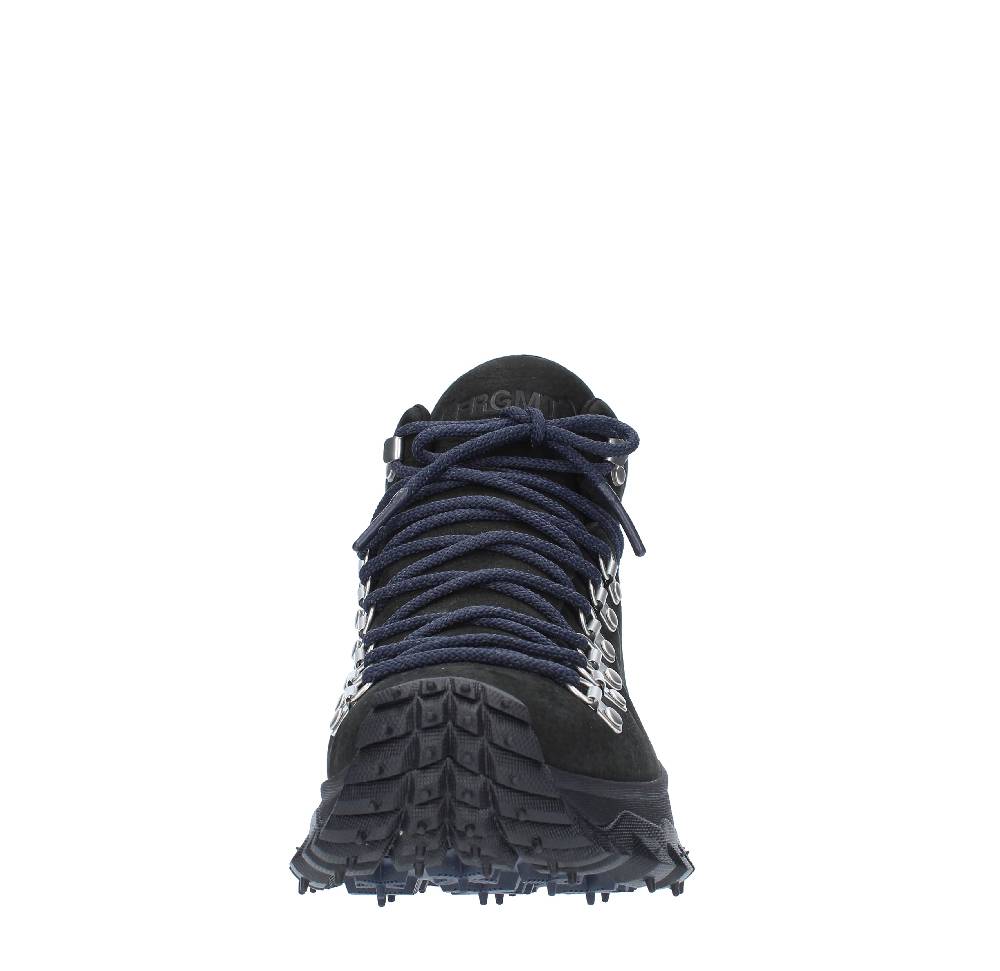 MONCLER Scarponcini in camoscio e pelle Latest fashion
