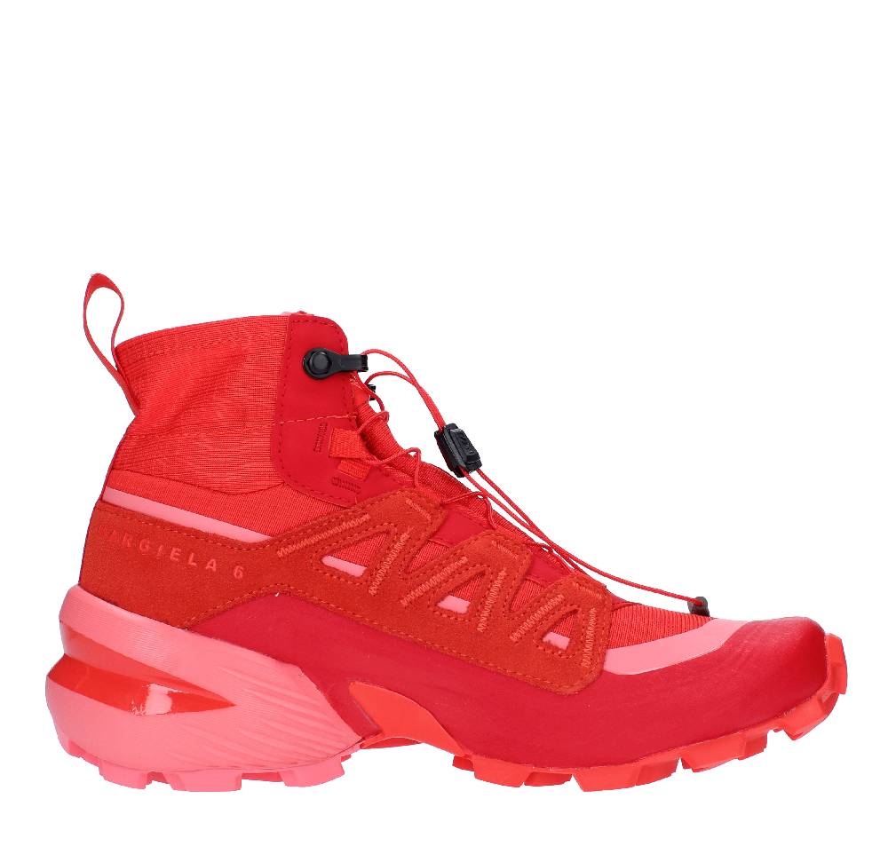 MM6 MAISON MARGIELA Scarponcini in pelle e camoscio Outlet