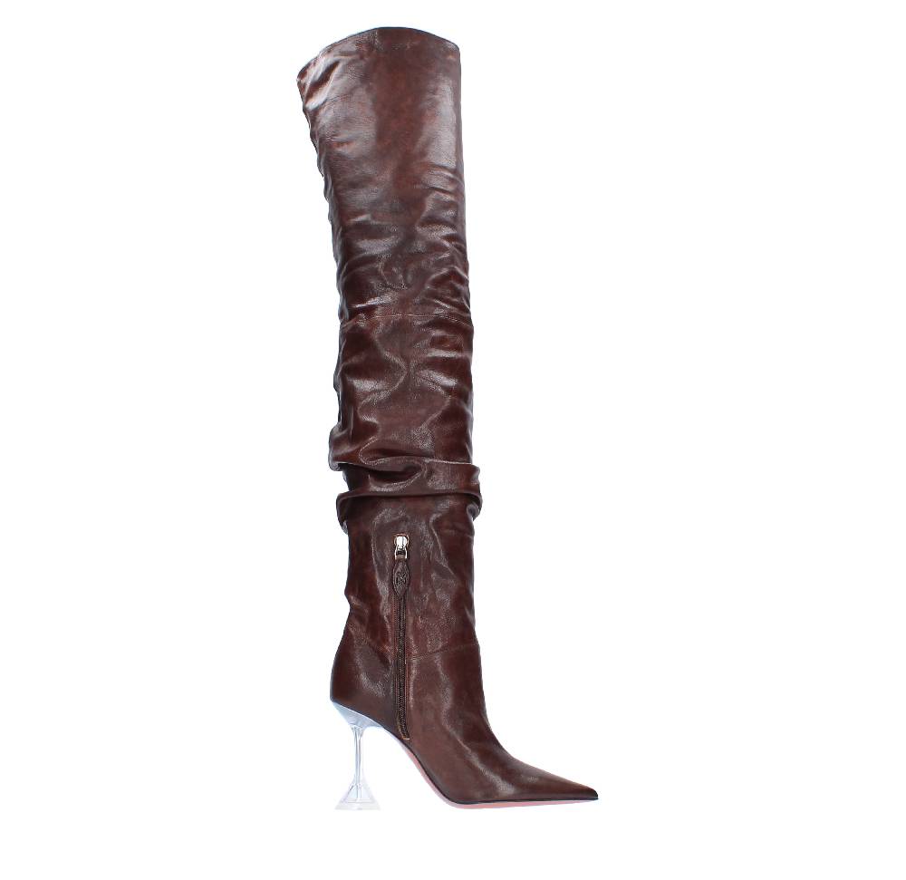 AMINA MUADDI Cuissard Oliviaglass in pelle Offerte