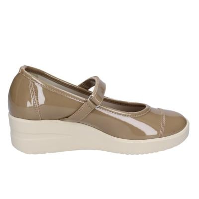 scarpe donna AGILE by RUCOLINE ballerine beige vernice 242 A ULTRA BE599 Prezzo Ridotto