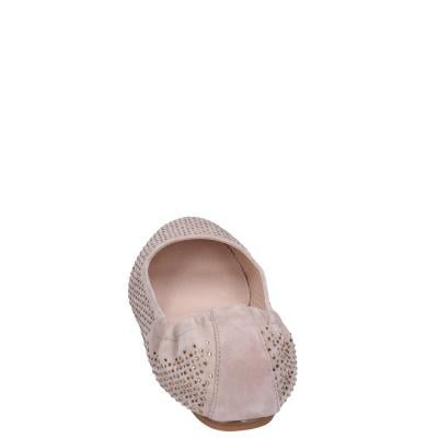 scarpe donna CAFè NOIR ballerine beige camoscio strass MEL501 BF513 Economico