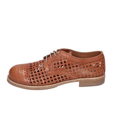scarpe donna MOMA classiche marrone pelle 1AS422-PEC BC49 Outlet