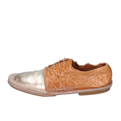 scarpe donna MOMA classiche marrone pelle oro 1AS439-RANA BC828 Saldi