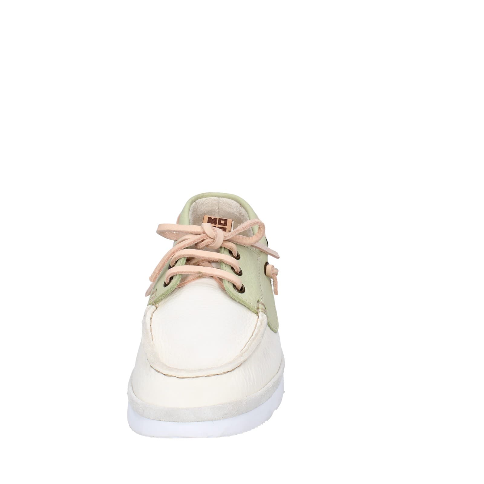 scarpe donna MOMA classiche bianco pelle verde 1AS407-YAC2 EZ870 Offerte