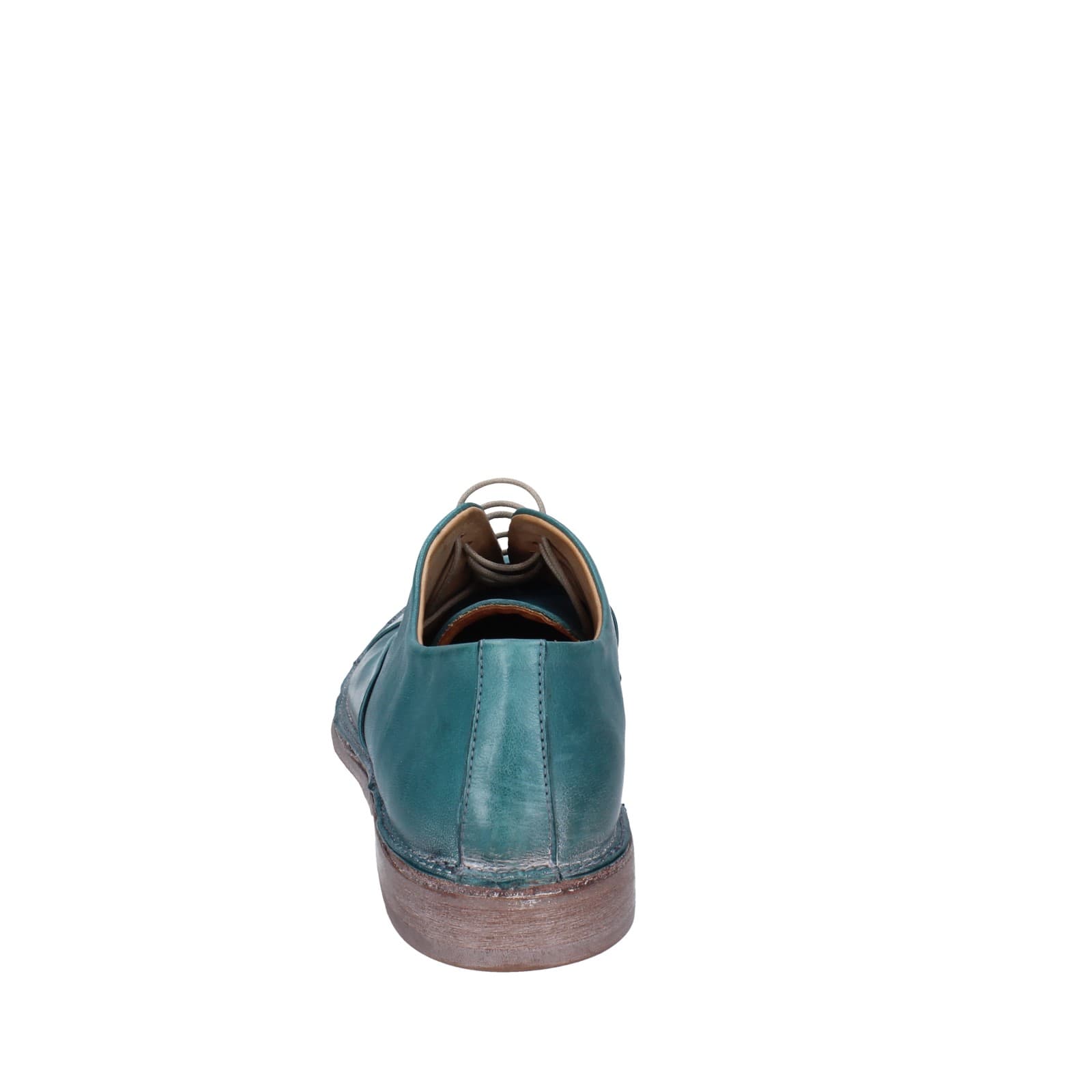 scarpe donna MOMA classiche verde pelle EZ856 Moda