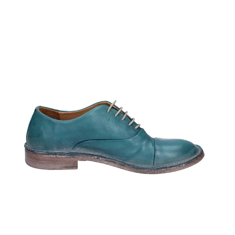 scarpe donna MOMA classiche verde pelle EZ856 Moda