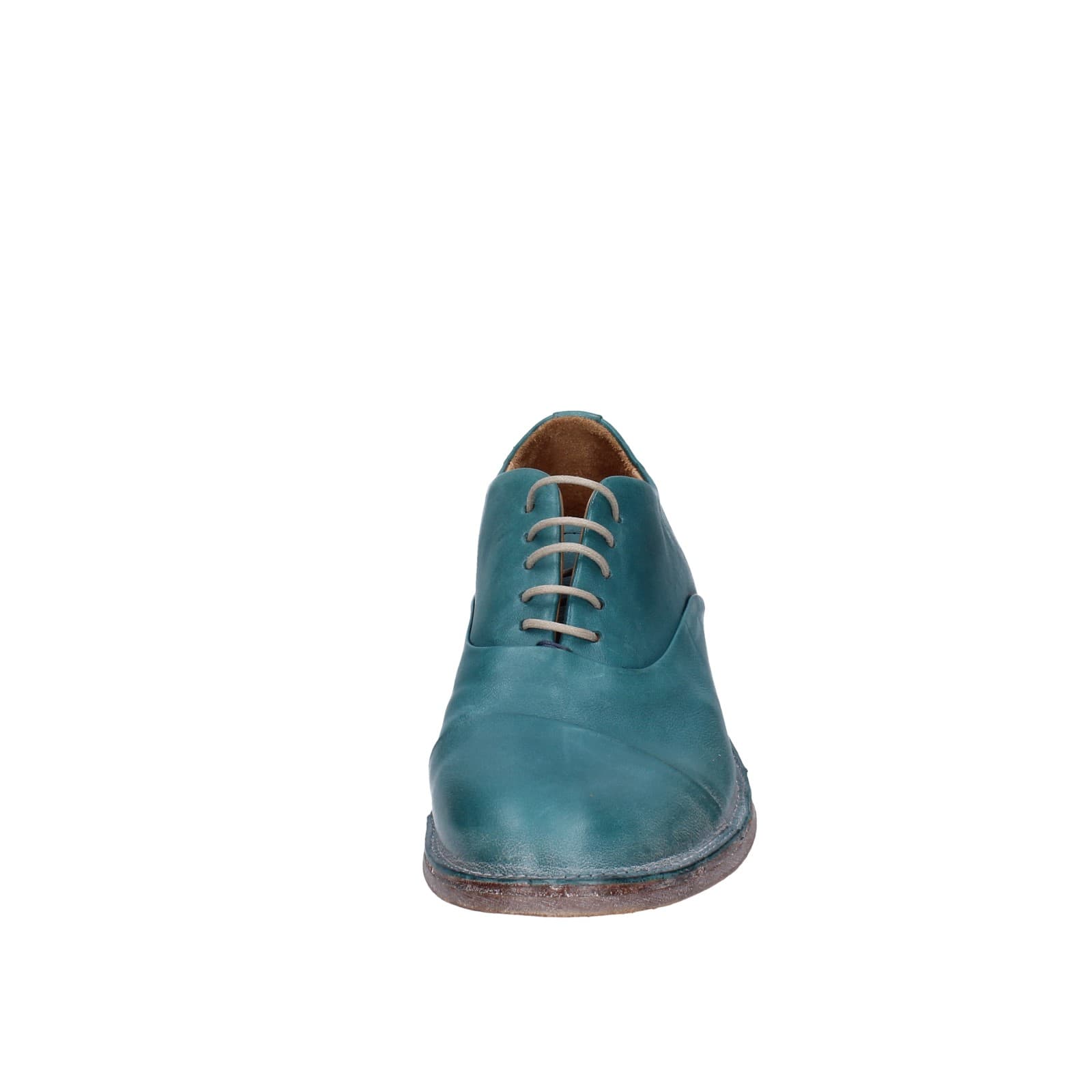 scarpe donna MOMA classiche verde pelle EZ856 Moda