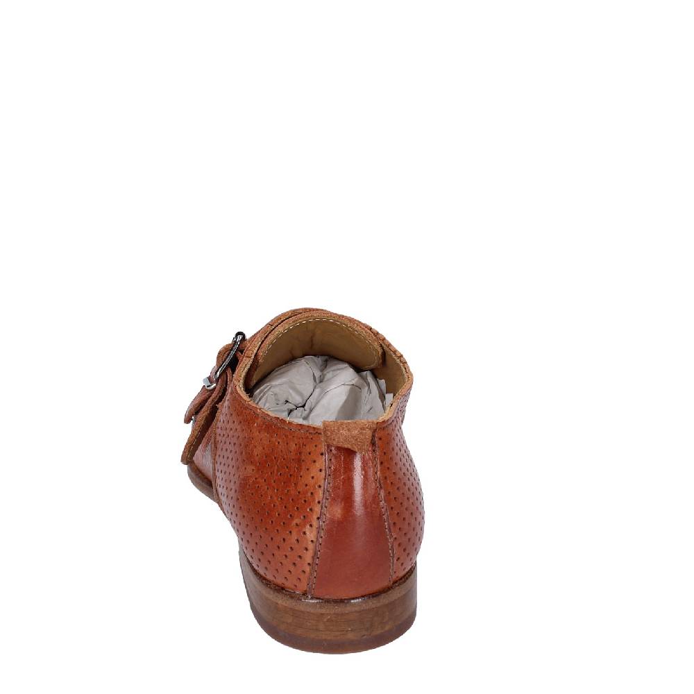 scarpe donna MOMA classiche marrone pelle 39404F VINTAGE EX497 Nuovo
