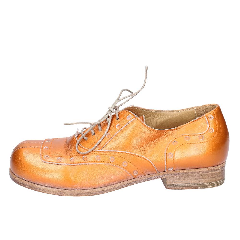 scarpe donna MOMA classiche arancione pelle 45404A VINTAGE EX441 Qualità