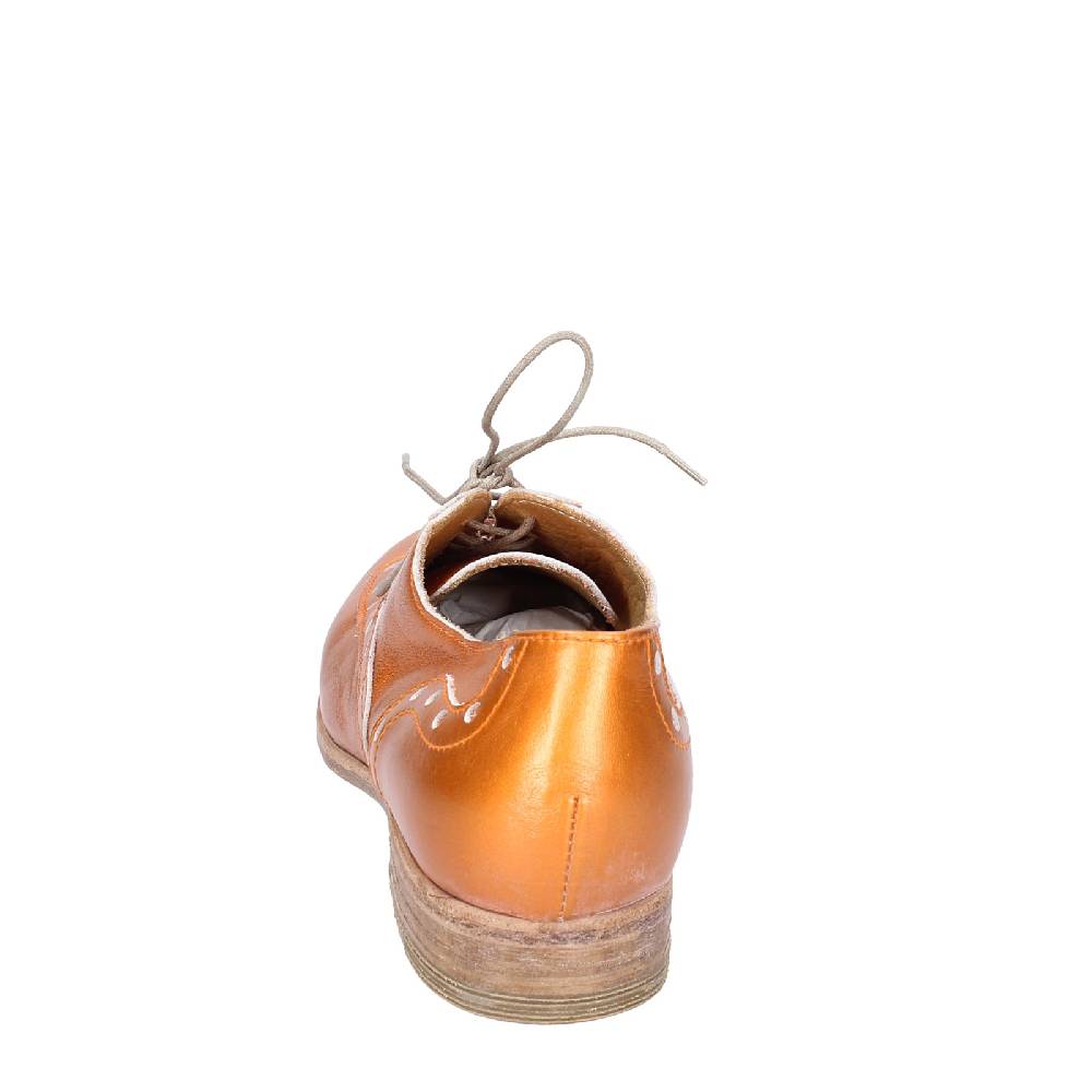 scarpe donna MOMA classiche arancione pelle 45404A VINTAGE EX441 Qualità