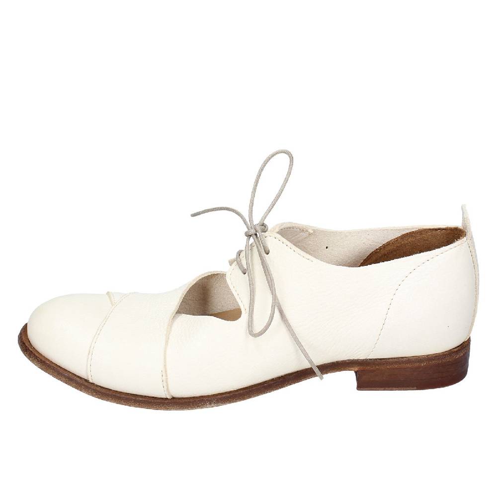 scarpe donna MOMA classiche bianco pelle 39405A VINTAGE EX460 Vendita